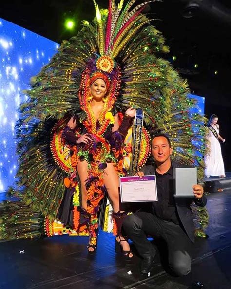 Daniela Mera of Muisine wins Best in National Costume for Miss Ecuador 2020