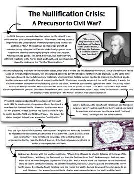 Andrew Jackson and the Nullification Crisis: The First Step toward ...