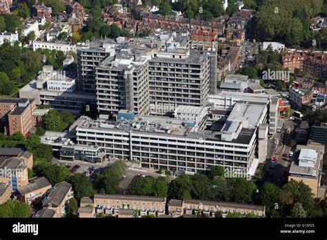 aerial view of The Hampstead Royal Free Hospital, NW3 3QG, London, UK ...