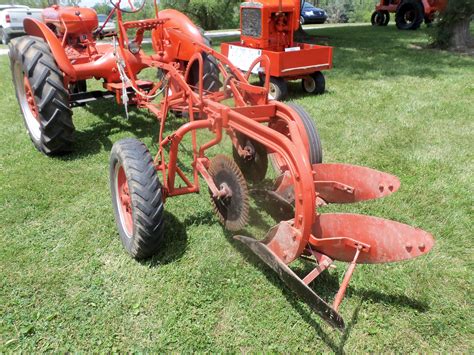 2 bottom plow hooked to Allis Chalmers RC Down On The Farm, Vintage Farm, Farm Equipment ...