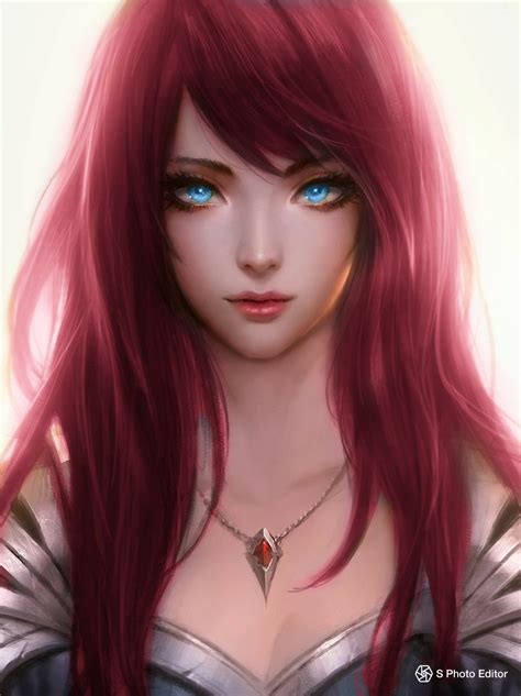 I would like to think that if Erza Scarlet from Fairy Tail were real she'd look something like ...