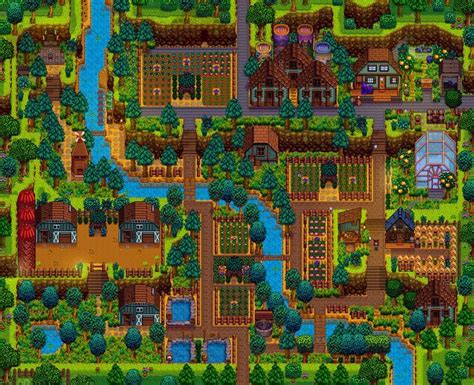 Stardew Valley Hilltop Farm Layout