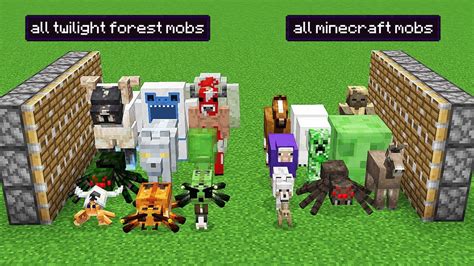 all twilight forest mobs + all minecraft mobs =??? - YouTube