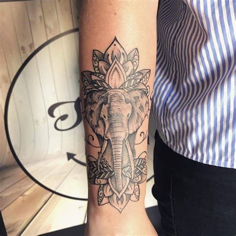 Elephant | Elephant tattoos, Sleeve tattoos for women, Arm tattoos for women