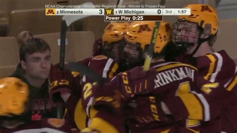 Extended Highlights: Gopher Men's Hockey Tops Western Michigan 3-0 ...