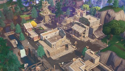 All Fortnite V10.00 Content Update Map Changes – Tilted Town Wild West Themed POI - Fortnite Insider