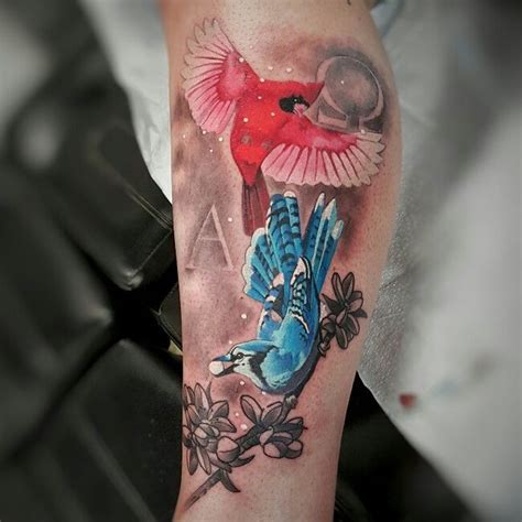 Details 71+ cardinal and blue jay tattoo - in.cdgdbentre