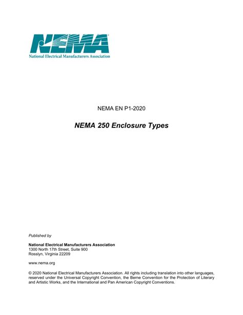 NEMA 250 Enclosure Types