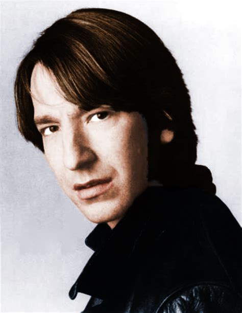 Young Alan Rickman (Colorized by Me) : r/harrypotter