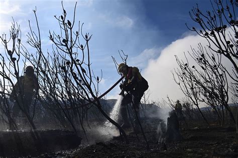 Residents evacuated as mountain fire spreads in Cape Town