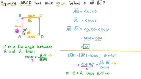 Question Video: Finding the Dot Product of Two Vectors | Nagwa