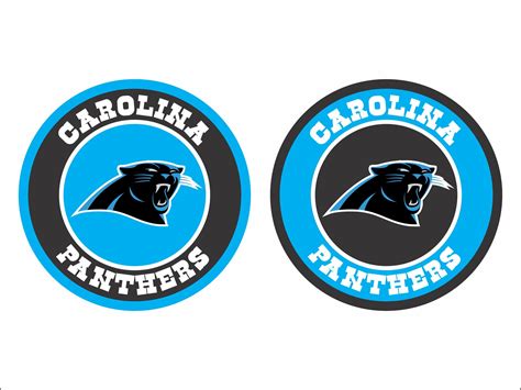 CAROLINA PANTHERS SVG nfl football bundle clipart stencil | Etsy