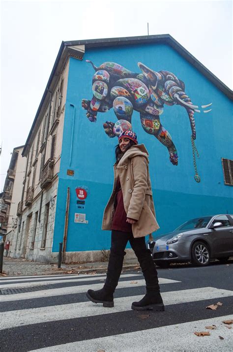 Uno dei 18 murales sparsi per Torino chw rappresentano gli obiettivi di sviluppo sostenibile ...