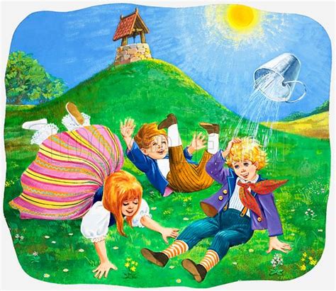 Jack and Jill went up the hill stock image | Look and Learn