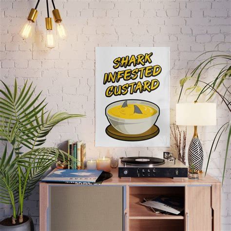 Shark Infested Custard Poster Turn And Talk, Diy Frame, Cool Diy, Blank ...