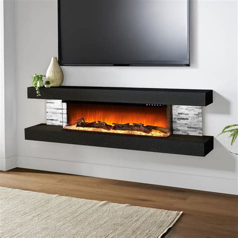 Evolution Fires EFV72G Vegas 72-Inch Wall Mount Electric Fireplace - Graphite : BBQGuys