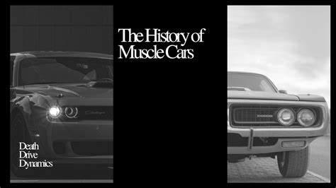 The History of Muscle Cars: From the 1960s to the Modern Era of ...