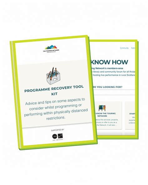 Programme Recovery Tool Kit - The Touring Network (Highlands & Islands)