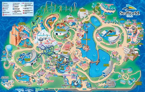SeaWorld - Park information and guide map for SeaWorld Orlando