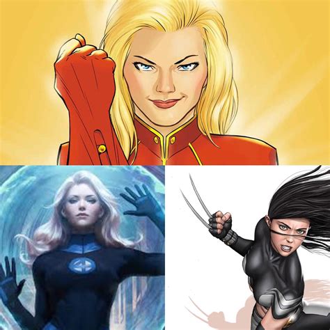 My top 3 Favorite Female Marvel Characters of all time what’s yours ...