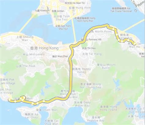 Hong Kong Bus Route No: 77X Wah Kwai Estate to Sai Wan Ho and Vice Versa in Hong Kong Timetables ...