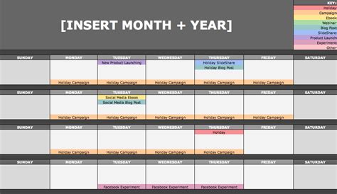 As 25 melhores ideias de Social media calendar template no Pinterest | Marketing na internet ...