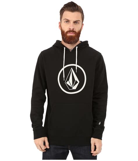 Volcom Stone Pullover Hoodie in Black for Men | Lyst