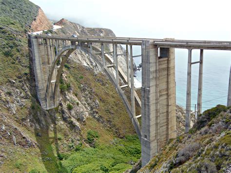 Bixby Creek Bridge, also known as Bixby Bridge, is a reinforced ...