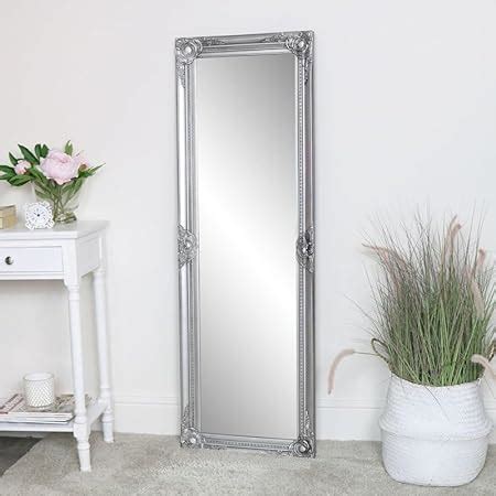 Melody Maison Tall Silver Ornate Mirror 47cm x 142cm : Amazon.co.uk ...