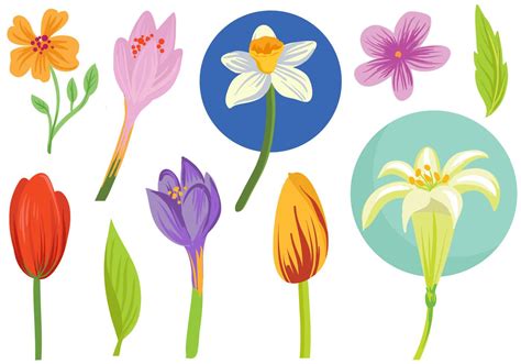 Free Spring Flowers Vectors 132259 Vector Art at Vecteezy