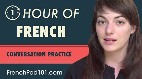 1 Hour of French Conversation Practice - Improve Speaking Skills - YouTube