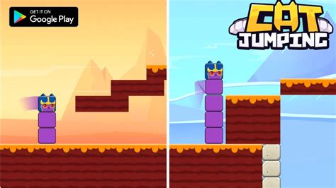 Cat Jumping: Kitten Up, Square Cat Run, Kitten Run (Levels 1-10) | Gameplay #1 (Android Game ...