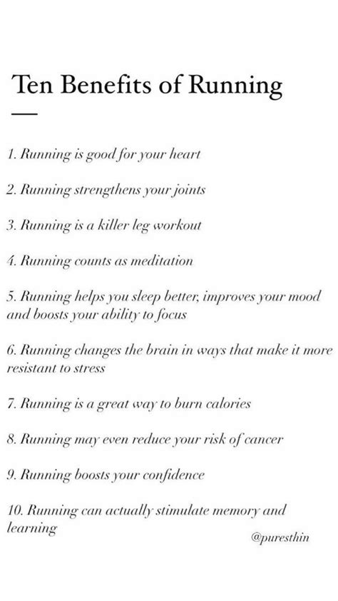 Benefits of running | Fitness motivation, Benefits of running, Self ...