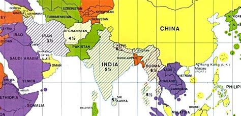 Indian Ocean Time Zone Map - Map of world