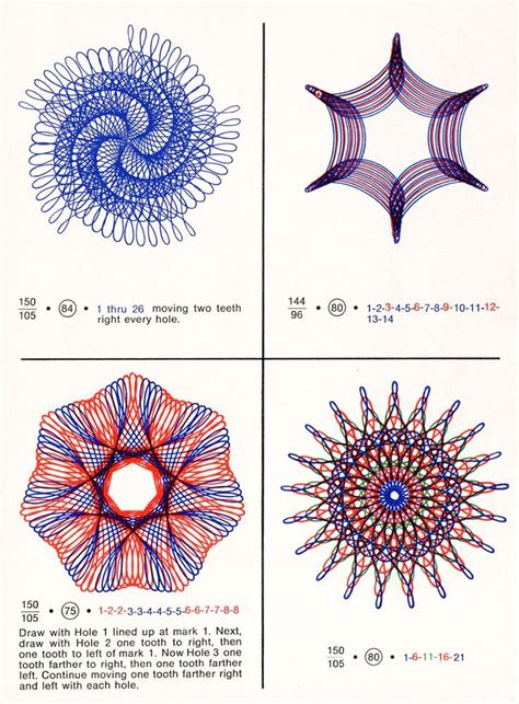 spirograph more patterns--always loved this as a kid. got a set for ...