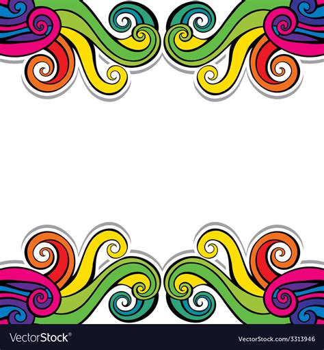 Colorful swirl design background Royalty Free Vector Image