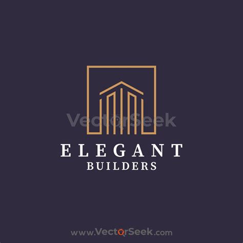 Elegant Builders Logo Template - (.Ai .PNG .SVG .EPS Free Download)