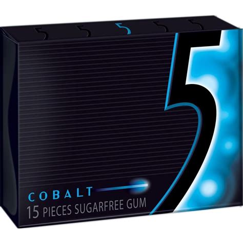 5 Cobalt Gum 15 pcs. (10-Pack) | Gum, Gum flavors, Sugar free gum