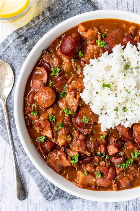 Instant Pot Red Beans and Rice (Crock Pot too!)