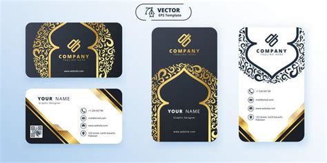 Vertical Id Card Template Vector Art, Icons, and Graphics for Free Download