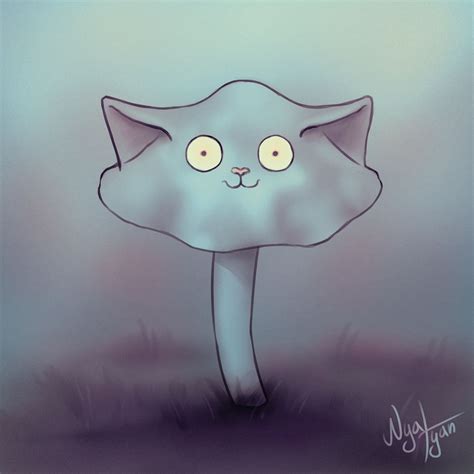 Cat mushroom by Nya-tyanArt on DeviantArt