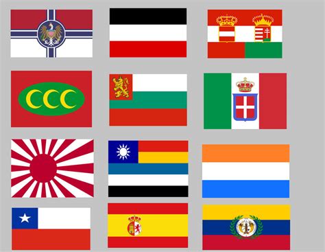 The Flags of the Central Powers(in CN Lore) by admiralRobertDecart on DeviantArt