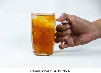 Hand Holding Es Teh Manis Glass Stock Photo 2414475287 | Shutterstock