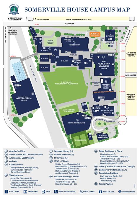 Campus Map | Somerville House