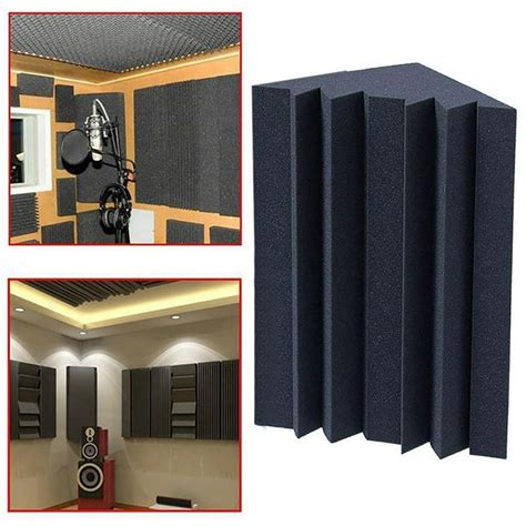 Besufy Soundproofing Foam Acoustic Bass Trap Corner Absorbers for Meeting Studio Room - Walmart ...