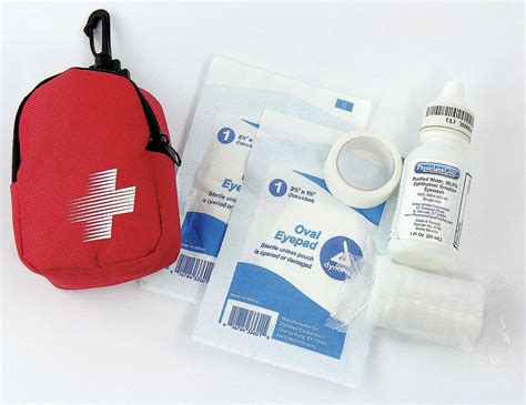 FIRST AID ONLY Eye Care Kit, Kit, Fabric, Emergency Preparedness, 1 People Served per Kit ...