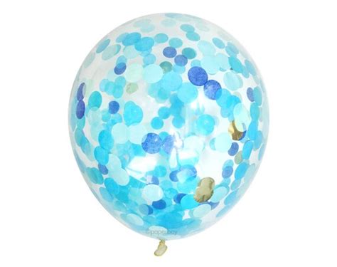 Confetti Balloon Blue Party Choose 12 16 18 36 inch