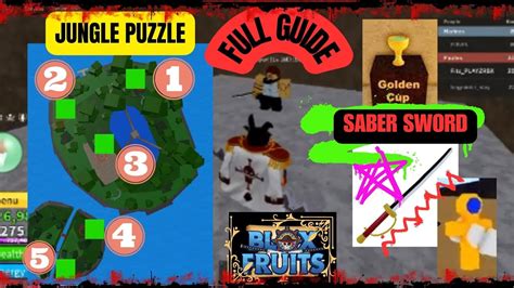 Puzzle Saber Expert Full Guide#Saber Sword In Blox Fruits In Roblox - YouTube