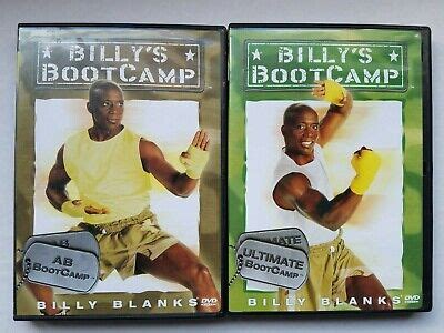 Billy Blanks - Ultimate Bootcamp AB DVD LOT Workout Video ~ Boot Camp ...