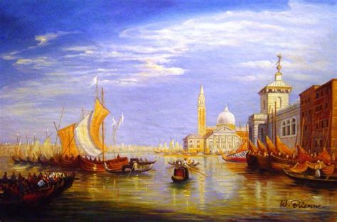 Venice - The Dogana And San Giorgio Maggiore Painting by Joseph Mallard ...